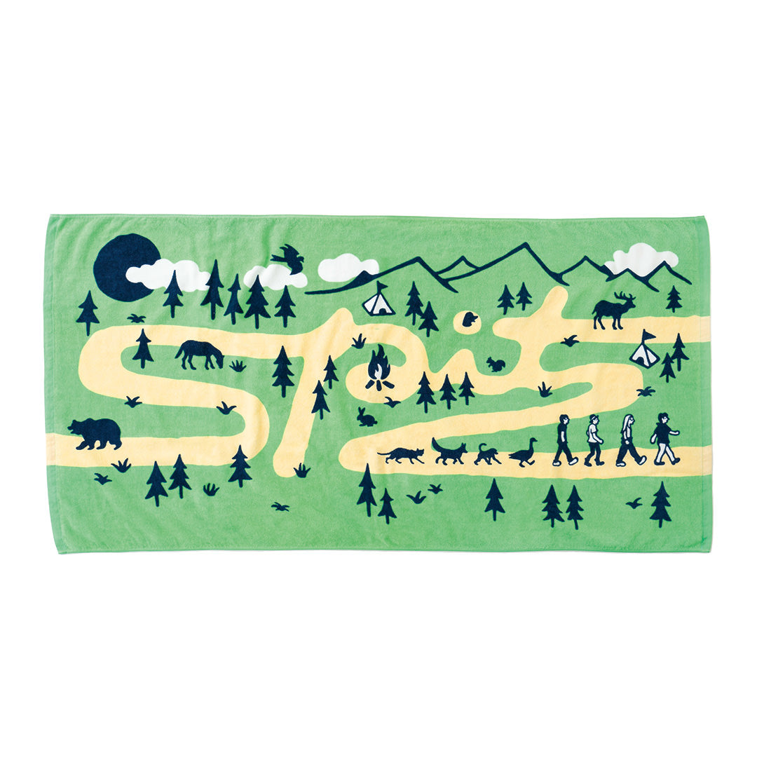 YURU MORI SANPOMICHI BATH TOWEL