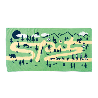 YURU MORI SANPOMICHI BATH TOWEL